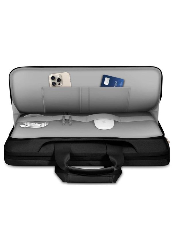 TECH-PROTECT - Torba Tech-Protect PocketBag 13-14'' czarny. Kolor: czarny. Materiał: materiał. Styl: klasyczny, elegancki, casual