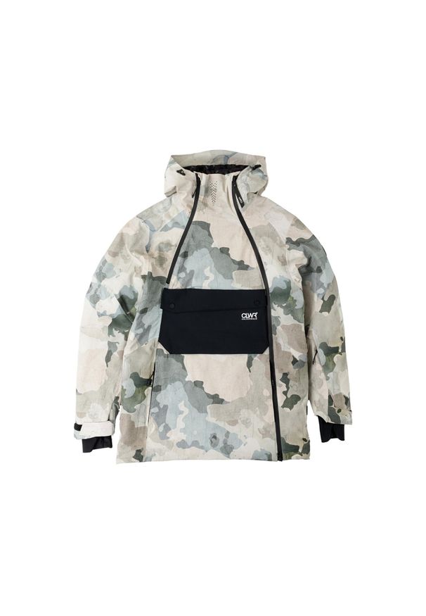 Kurtka narciarska męska Colourwear Foil Anorak. Kolor: zielony, brązowy, wielokolorowy. Sezon: zima. Sport: narciarstwo
