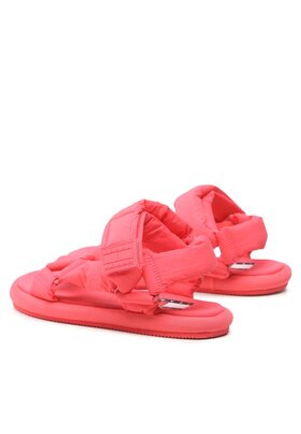 Tommy Jeans Sandały Poppy Soft Padded EN0EN02120 Różowy. Kolor: różowy. Materiał: materiał