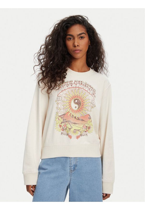 Billabong Bluza Balanced Out EBJSF00171 Beżowy Regular Fit. Kolor: beżowy. Materiał: bawełna