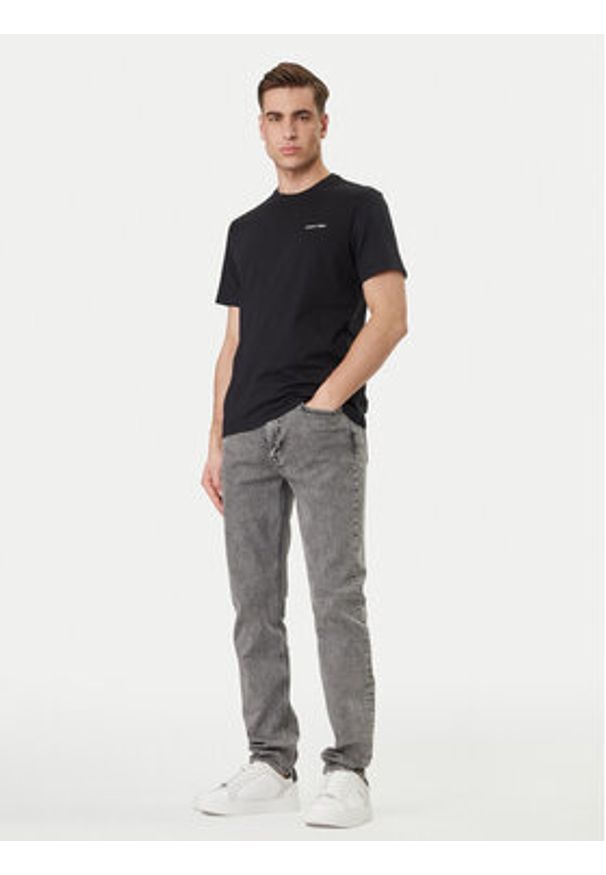Calvin Klein Jeans Jeansy LV04RF928G Szary Tapered Fit. Kolor: szary