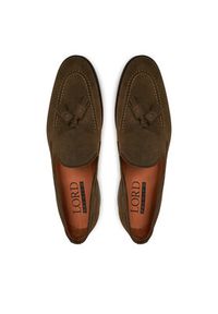 Lord Premium Lordsy Tassel 5701 Khaki. Kolor: brązowy. Materiał: zamsz, skóra