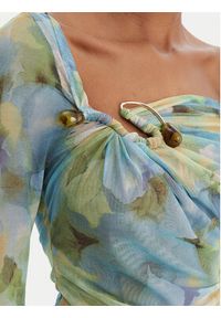 BARDOT - Bardot Bluzka Marisol 60306TB Zielony Slim Fit. Kolor: zielony. Materiał: syntetyk #5