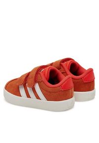 Adidas - adidas Sneakersy VL Court 3.0 JH6307 Czerwony. Kolor: czerwony. Materiał: skóra, zamsz