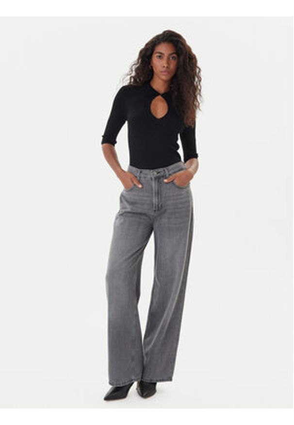 Liu Jo Jeansy UF5284 DS048 Szary Baggy Fit. Kolor: szary
