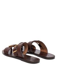 Polo Ralph Lauren Klapki 818P01589003 Brązowy. Kolor: brązowy. Materiał: skóra #4