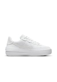 Buty do chodzenia damskie Nike Air Force 1 Pltaform. Zapięcie: sznurówki. Kolor: biały, wielokolorowy. Materiał: skóra, guma, tkanina, materiał. Szerokość cholewki: normalna. Model: Nike Air Force. Sport: turystyka piesza #1