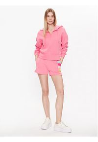 Guess Bluza Edwina V3GQ13 FL04P Różowy Regular Fit. Kolor: różowy. Materiał: bawełna #3