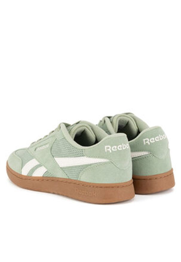Reebok Sneakersy FORTE LOUNGER AR30252WKLC Zielony. Kolor: zielony. Materiał: zamsz, skóra