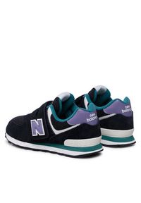 New Balance Sneakersy PV574NV1 Czarny. Kolor: czarny. Materiał: zamsz, skóra. Model: New Balance 574 #7