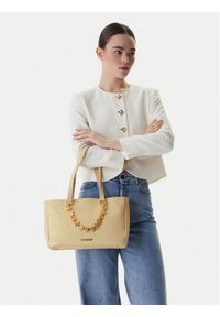 Love Moschino - LOVE MOSCHINO Torebka JC4153PP1OL1712A Beżowy. Kolor: beżowy. Materiał: skórzane #1