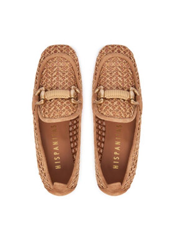 Hispanitas Mokasyny RHV264828 C002 Beżowy. Kolor: beżowy. Materiał: skóra