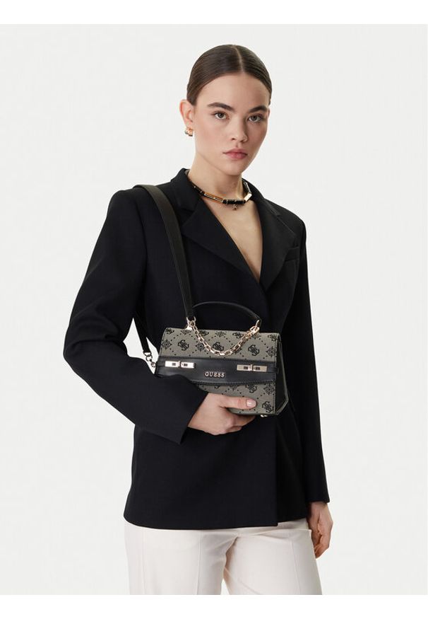 Guess Torebka Melinda HWJP99 02200 Czarny. Kolor: czarny