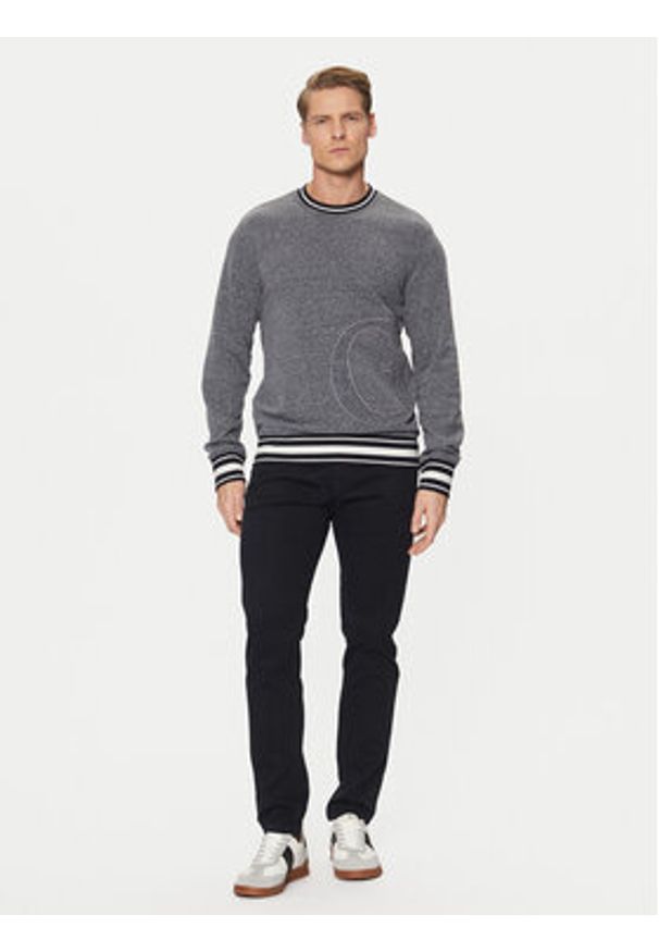 Guess Sweter M5RQ12 KCLK2 Granatowy Regular Fit. Kolor: niebieski. Materiał: syntetyk
