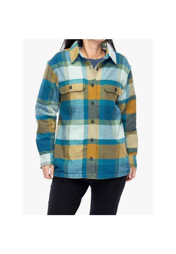 KAVU - Kurtka damska Kavu Pinedrona. Kolor: zielony. Sport: turystyka piesza