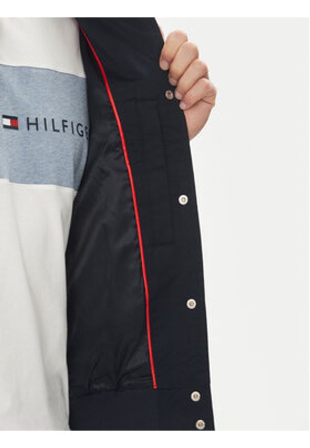 TOMMY HILFIGER - Tommy Hilfiger Kurtka bomber Americana Varsity MW0MW40647 Granatowy Regular Fit. Kolor: niebieski. Materiał: bawełna