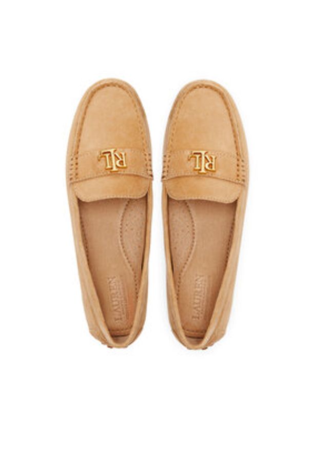 Lauren Ralph Lauren - LAUREN RALPH LAUREN Mokasyny Barnsbury 802821629026 Brązowy. Kolor: brązowy. Materiał: zamsz, skóra