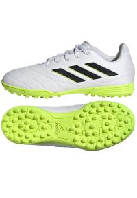Adidas - Buty adidas Copa PURE.3 Tf Jr GZ2543 białe białe. Kolor: biały. Materiał: materiał #4
