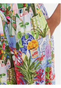 Seafolly Spodnie materiałowe La Boca 55599-PA Kolorowy Wide Leg. Materiał: wiskoza. Wzór: kolorowy #2
