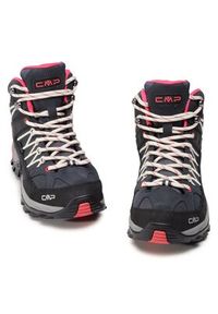 CMP Trekkingi Rigel Mid Wmn Trekking Shoe Wp 3Q12946 Szary. Kolor: szary. Materiał: skóra, zamsz