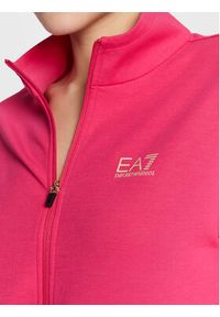 EA7 Emporio Armani Bluza 3RTM41 TJKWZ 1417 Różowy Regular Fit. Kolor: różowy. Materiał: syntetyk