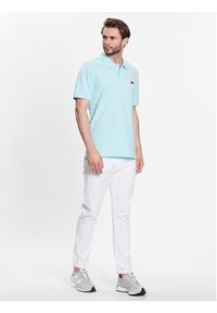 Levi's® Polo Housemark A4842-0019 Niebieski Slim Fit. Typ kołnierza: polo. Kolor: niebieski. Materiał: bawełna