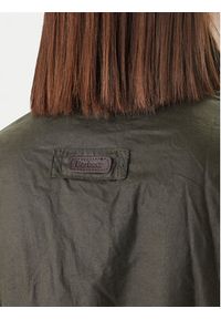 Barbour Kurtka przejściowa Summer Sapper Wax LWX1536OL51 Zielony Regular Fit. Kolor: zielony. Materiał: bawełna #3