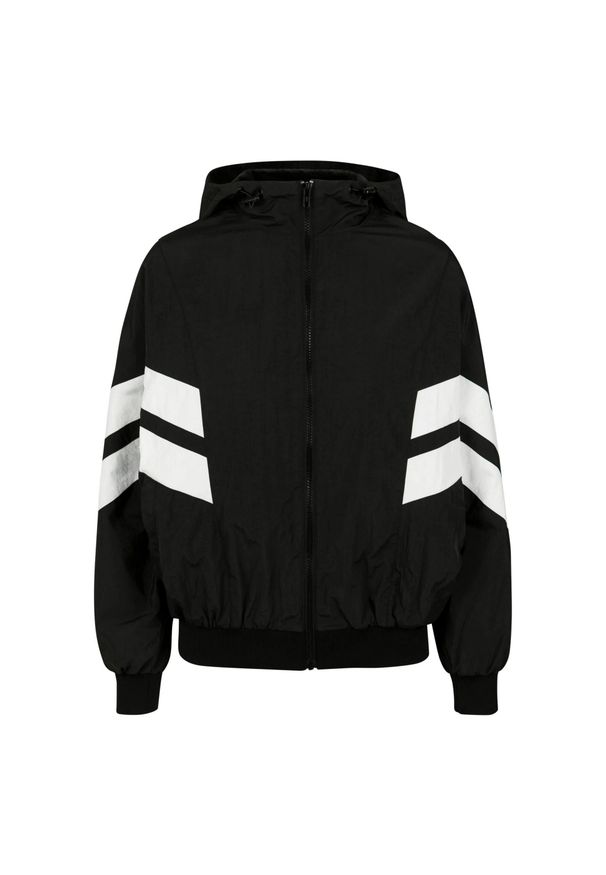 Urban Classics - Marszczona Kurtka Batwing Dla Kobiet. Kolor: czarny, biały, wielokolorowy