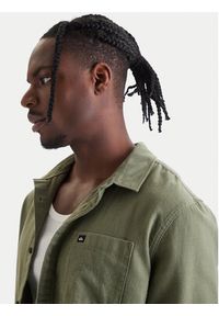 Quiksilver Koszula Motherfly Solid EQYWT04651 Zielony Regular Fit. Kolor: zielony. Materiał: bawełna #3