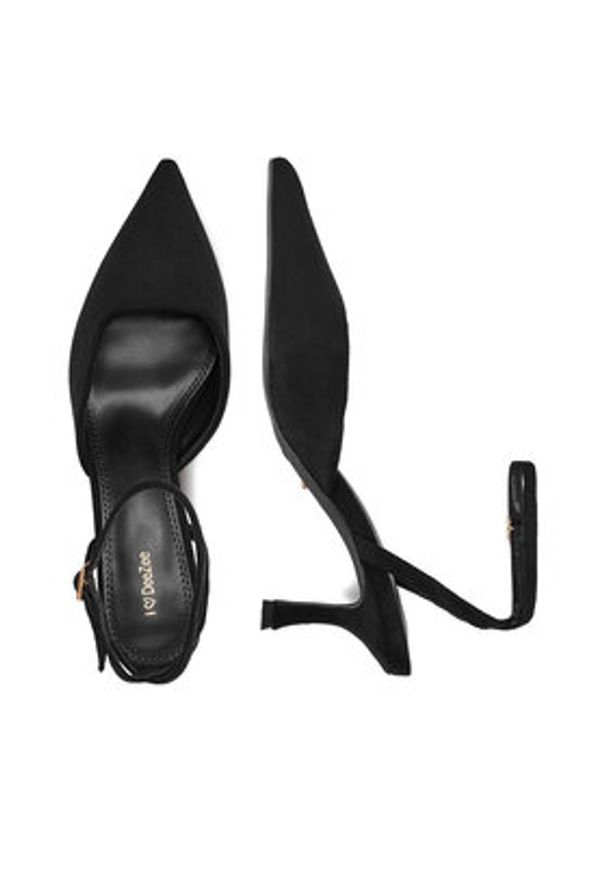 DeeZee Czółenka CEO-CWBFS11610 Czarny. Kolor: czarny. Materiał: materiał