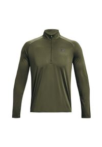 Bluza szybkoschnąca męska Under Armour Tech 2.0 1/2 Zip Long Sleeve. Kolor: zielony. Długość rękawa: długi rękaw. Sport: bieganie