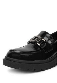 DeeZee Loafersy LZ24-01 Czarny. Kolor: czarny. Materiał: syntetyk, materiał