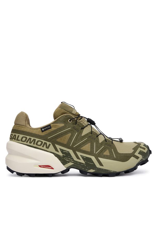 salomon - Buty do biegania Salomon. Kolor: zielony. Technologia: Gore-Tex. Model: Salomon Speedcross