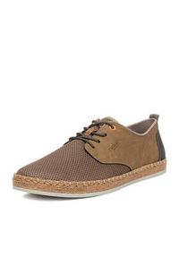 Rieker Espadryle CEO-B2648-64 Beżowy ciemny. Kolor: beżowy. Materiał: materiał #4