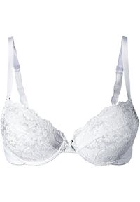 bonprix - Biustonosz push up z delikatną koronką (3 szt.). Kolor: czarny. Materiał: bawełna, koronka. Rodzaj stanika: push-up. Wzór: koronka #1