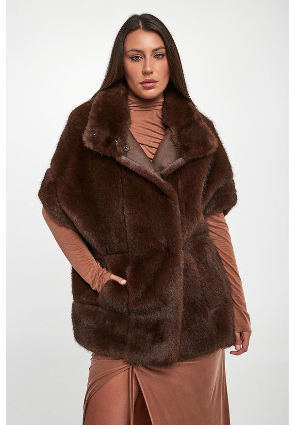 Valentini - Kamizelka damska futrzana VALENTINI. Materiał: futro