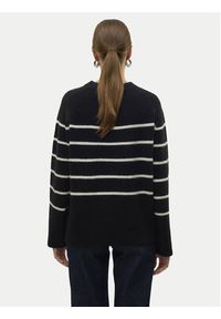 Vero Moda Sweter Flawless 10320487 Czarny Loose Fit. Kolor: czarny. Materiał: syntetyk