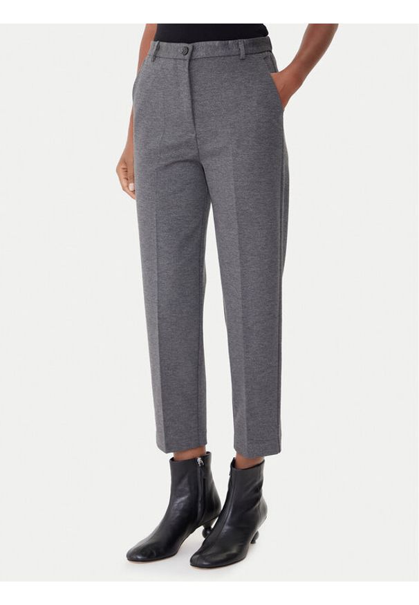 ViCOLO Spodnie materiałowe TF0229 Szary Regular Fit. Kolor: szary. Materiał: syntetyk