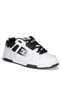 DC Sneakersy STAG DC01813062 Biały. Kolor: biały. Materiał: skóra #5