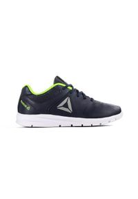 Buty do chodzenia dla dzieci Reebok Rush Runner. Zapięcie: sznurówki. Kolor: czarny. Materiał: syntetyk, materiał. Szerokość cholewki: normalna. Sport: turystyka piesza