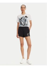 Just Cavalli T-Shirt 78PAHT04 Biały Regular Fit. Kolor: biały. Materiał: bawełna #5