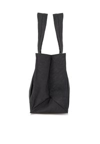 Ochnik - Czarna torebka damska typu tote bag. Kolor: czarny. Rodzaj torebki: na ramię #6