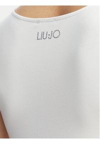 Liu Jo Beachwear Top VA6033 JS360 Biały Regular Fit. Kolor: biały. Materiał: wiskoza #4