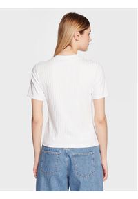 Calvin Klein Jeans Bluzka J20J220774 Biały Regular Fit. Kolor: biały. Materiał: wiskoza