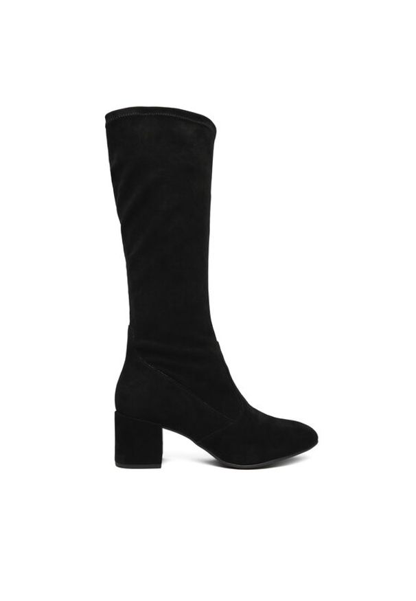 HÖGL Kozaki 0-134162-01000 Czarny. Kolor: czarny. Materiał: skóra, zamsz