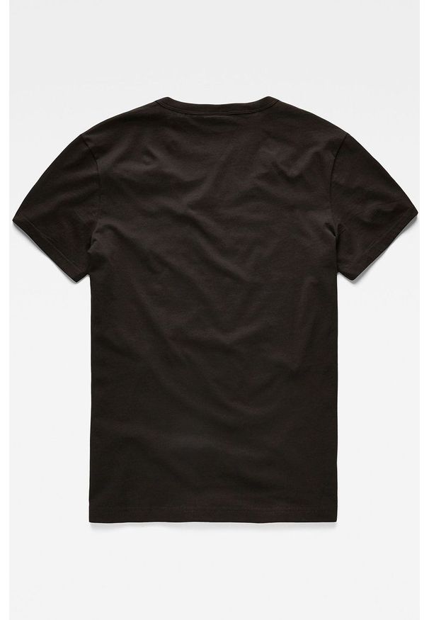 G-Star RAW - G-Star Raw - T-shirt. Okazja: na co dzień. Kolor: czarny. Materiał: dzianina. Wzór: nadruk. Styl: casual