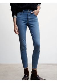 mango - Mango Jeansy Isa 47010773 Niebieski Skinny Fit. Kolor: niebieski