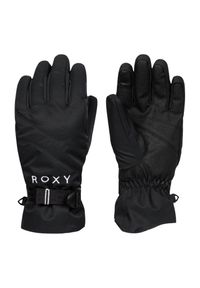 Rękawice narciarskie damskie Roxy Jetty Solid. Kolor: czarny. Materiał: poliester. Sezon: zima. Sport: narciarstwo #1