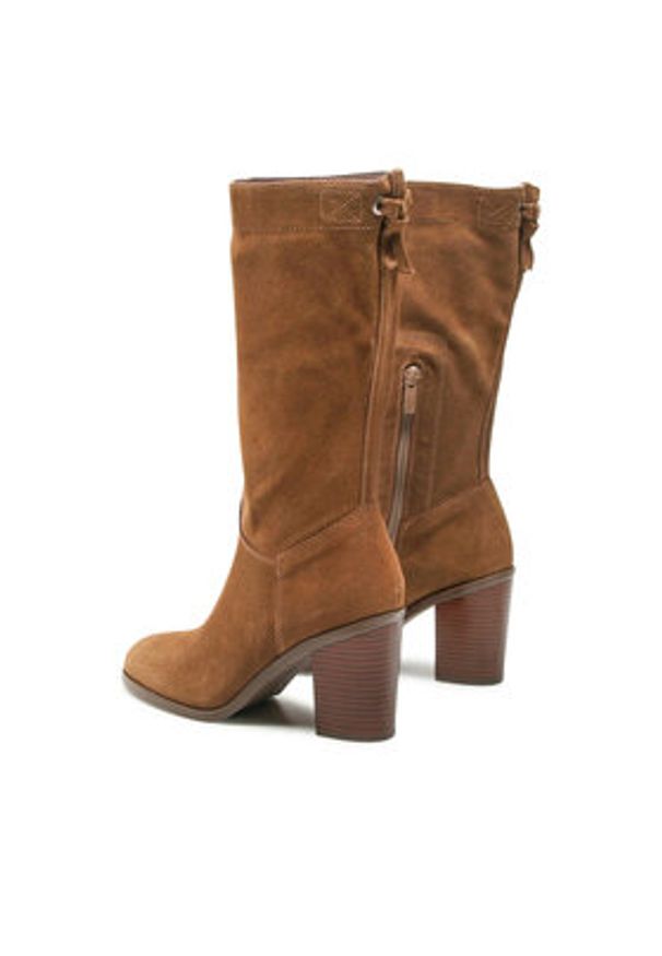 Lasocki Kozaki WYL2695-4Z Brązowy. Kolor: brązowy. Materiał: zamsz, skóra