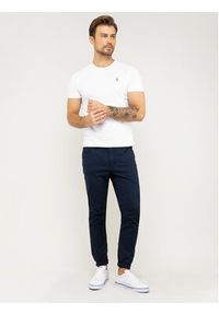 Polo Ralph Lauren T-Shirt 710740727 Biały Custom Slim Fit. Typ kołnierza: polo. Kolor: biały. Materiał: bawełna #3